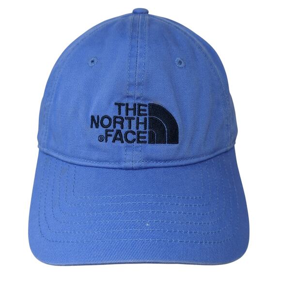 The North Face Strapback Baseball Cap Blue One Size Adjustable Embroidered - Picture 1 of 10
